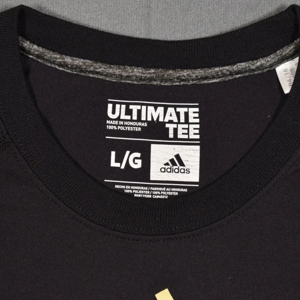Adidas Atlanta United Ultimate Tee Black Red Large Polyester